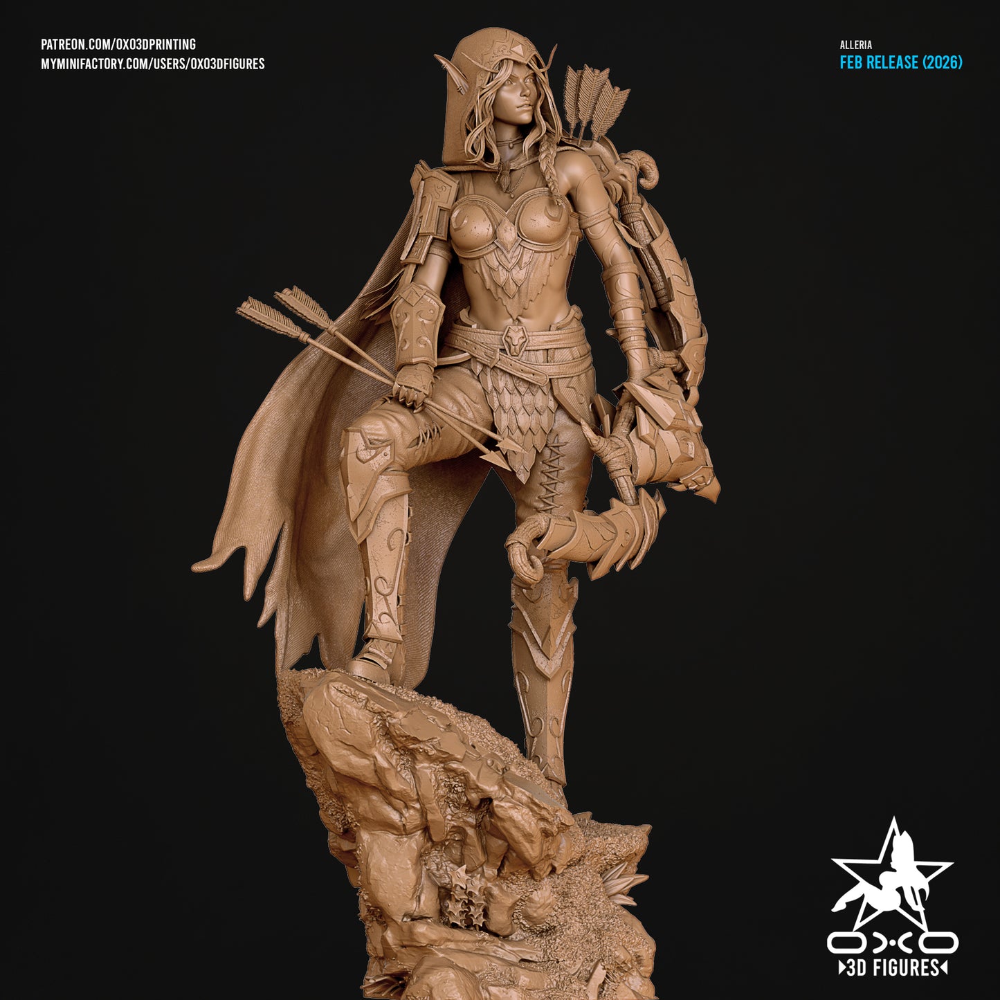 Alleria Windrunner - World of Warcraft | Painted / Unpainted Options