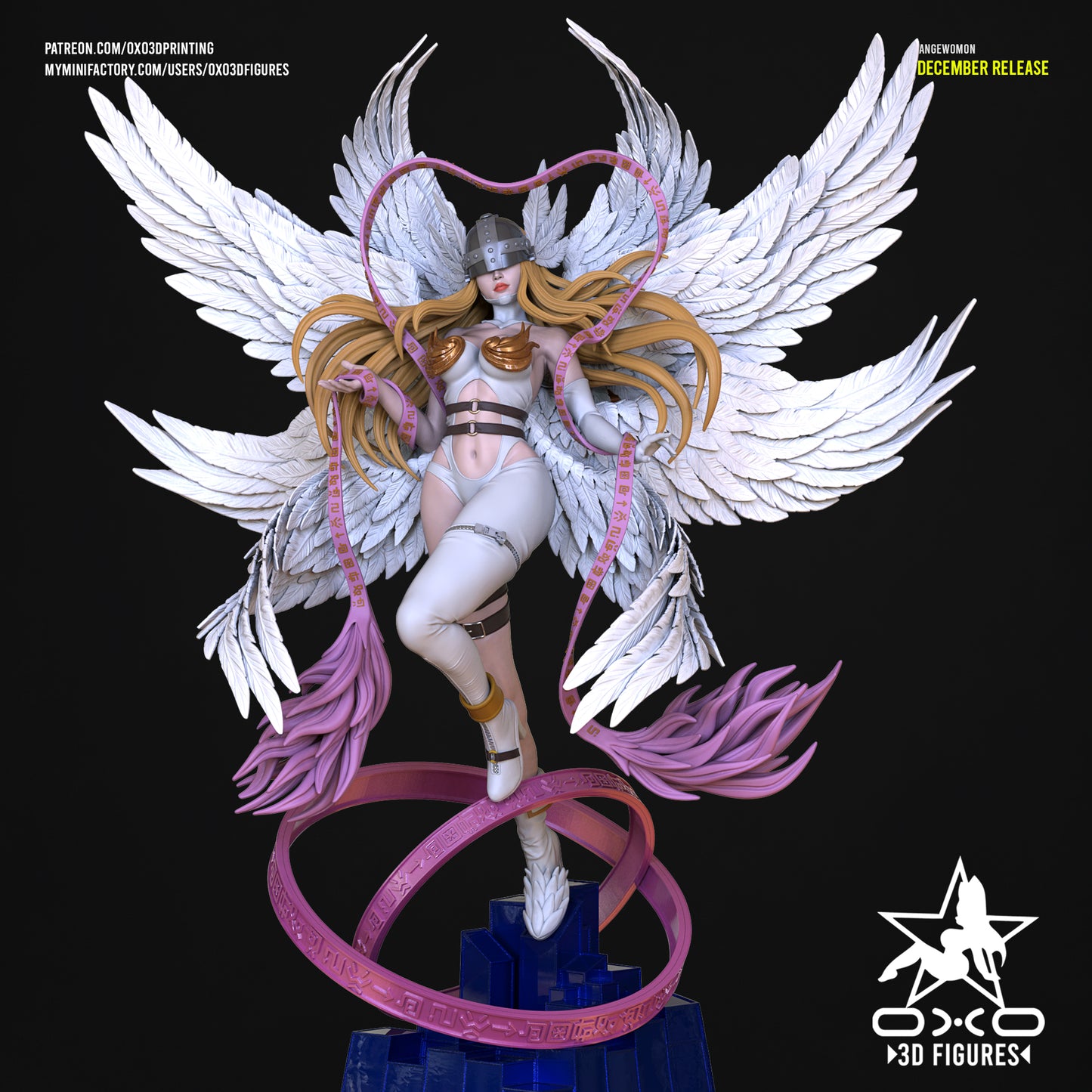 Angewomon - Digimon | Painted / Unpainted Options