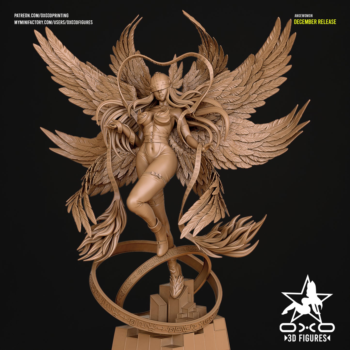 Angewomon - Digimon | Painted / Unpainted Options