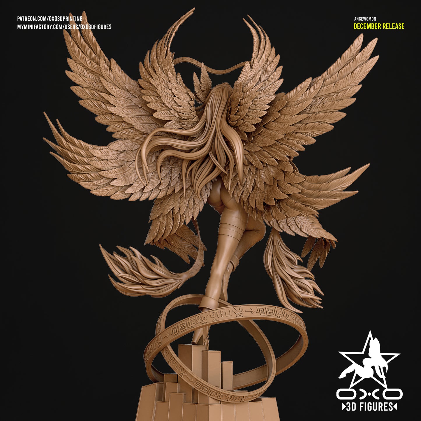 Angewomon - Digimon | Painted / Unpainted Options
