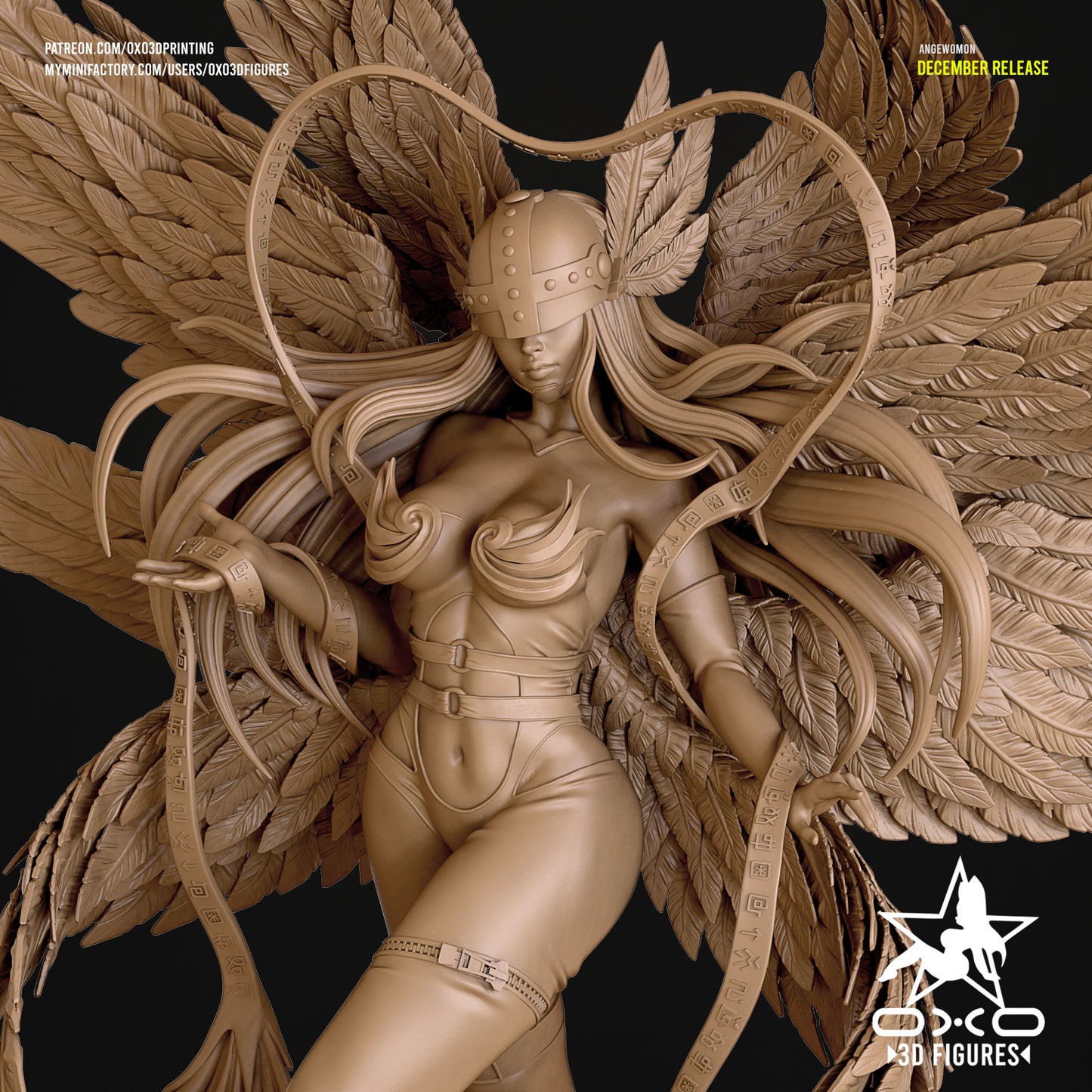 Angewomon - Digimon | Painted / Unpainted Options