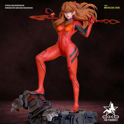 Asuka Soryu - Neon Genesis Evangelion | Painted / Unpainted Options