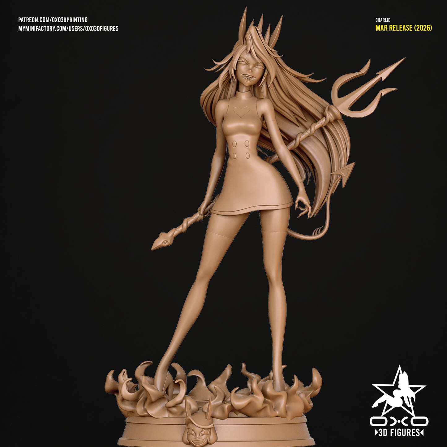 Charlie Morningstar - Hazbin Hotel | Painted / Unpainted Options