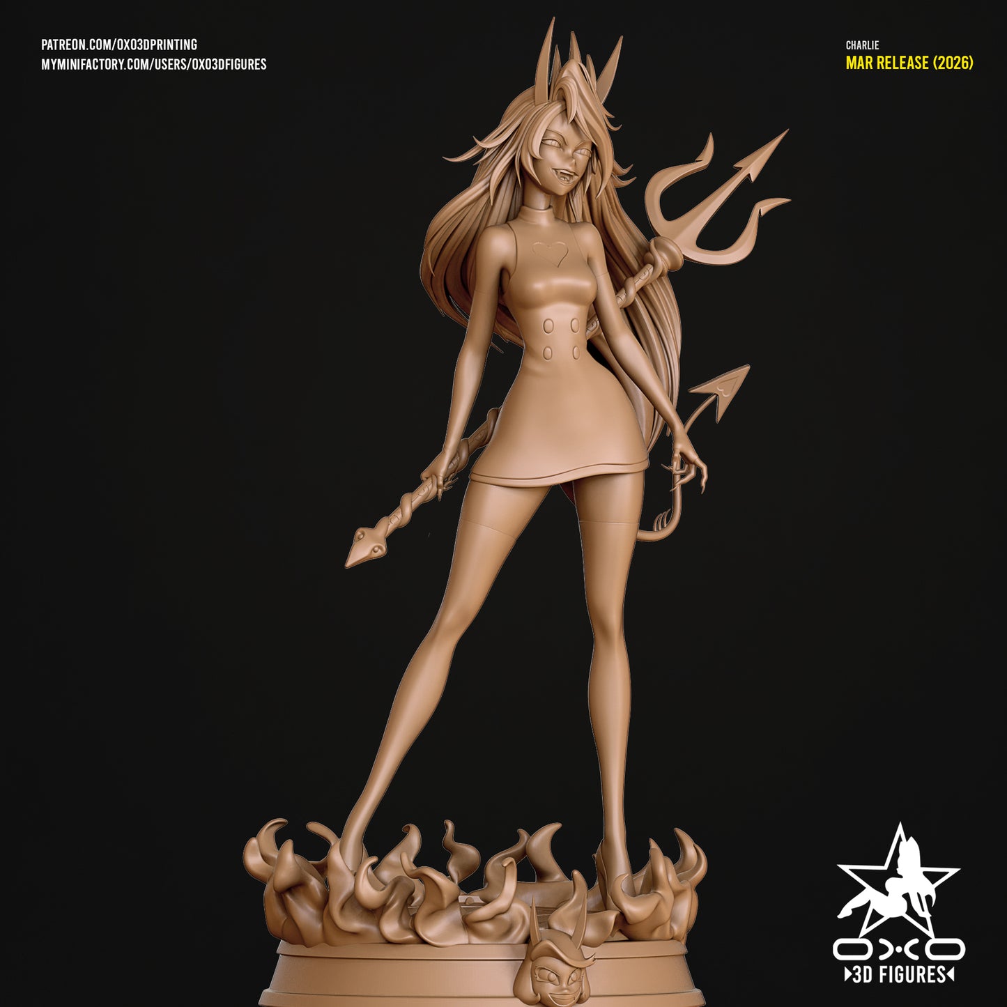 Charlie Morningstar - Hazbin Hotel | Painted / Unpainted Options