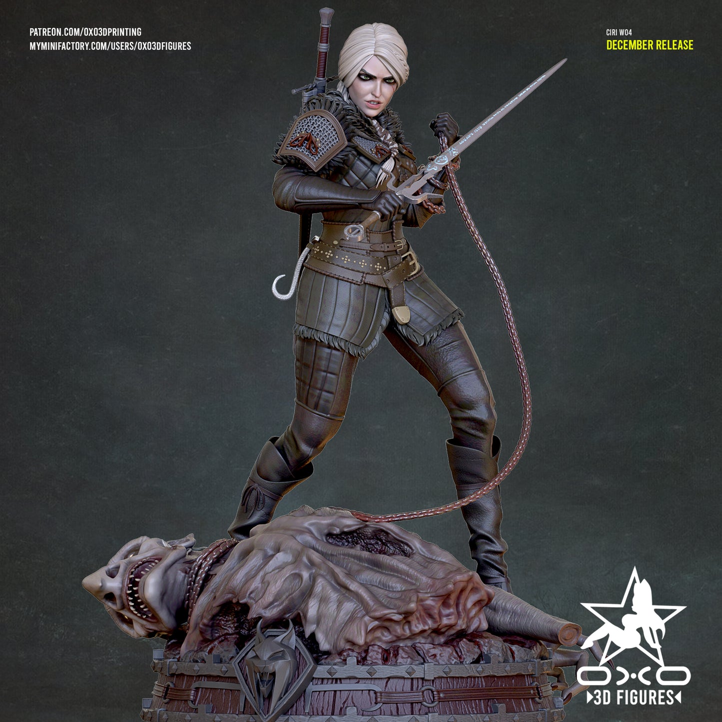 Ciri - The Witcher | Painted / Unpainted Options