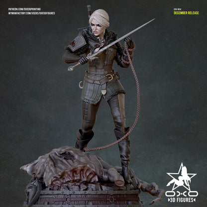Ciri - The Witcher | Painted / Unpainted Options