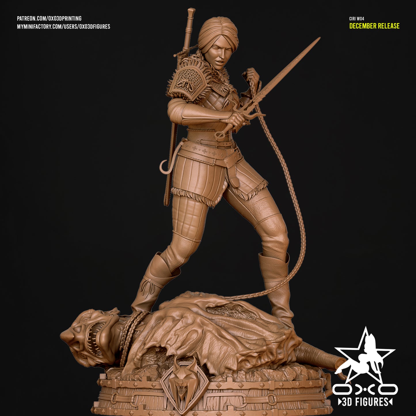 Ciri - The Witcher | Painted / Unpainted Options