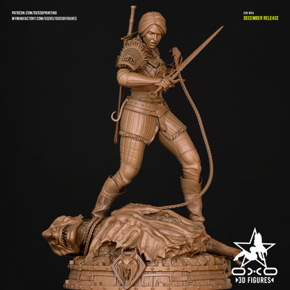 Ciri - The Witcher | Painted / Unpainted Options