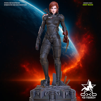 Female Commander Shepard - Mass Effect | Painted / Unpainted Options