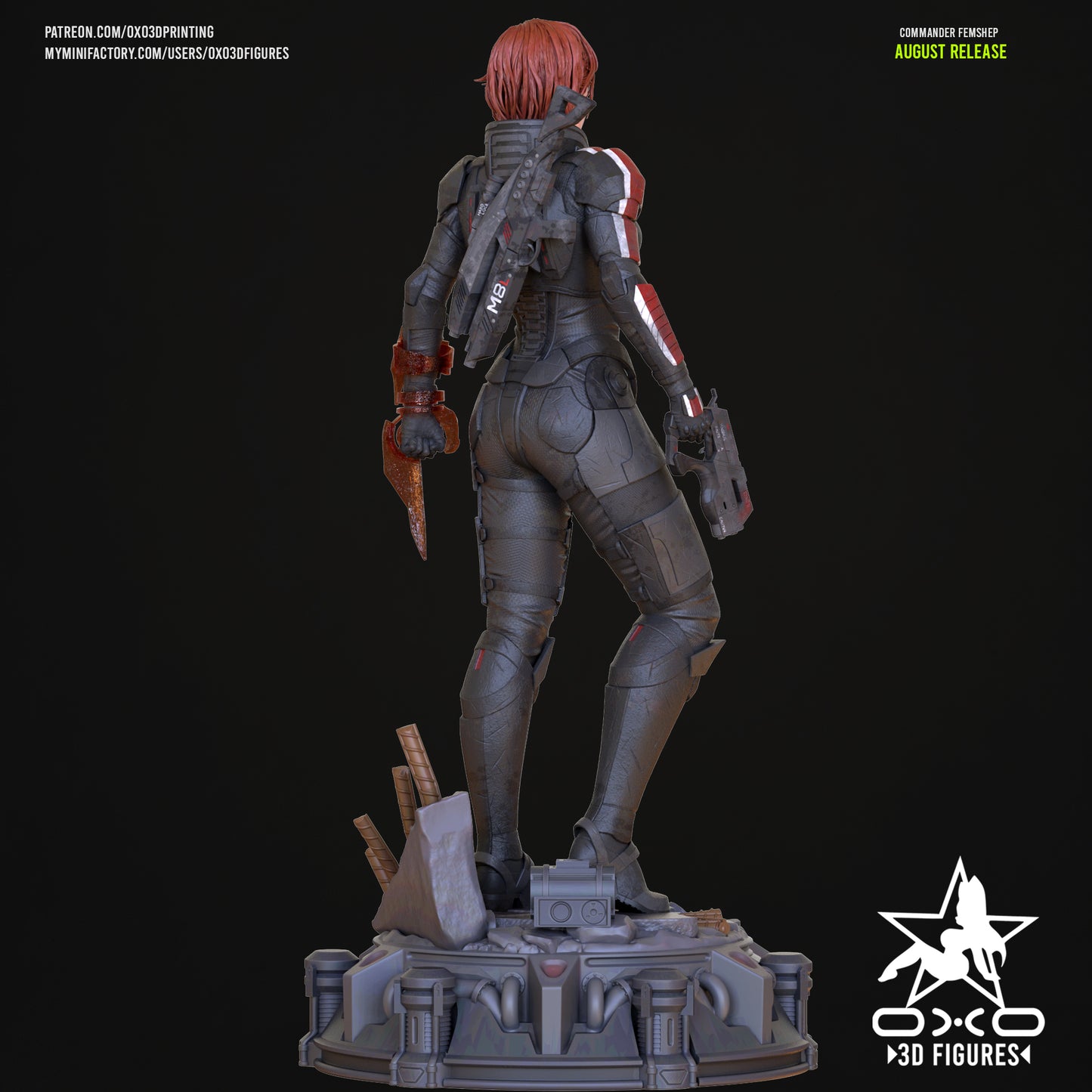 Female Commander Shepard - Mass Effect | Painted / Unpainted Options