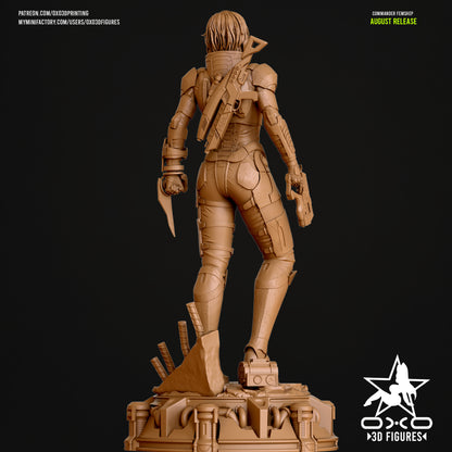 Female Commander Shepard - Mass Effect | Painted / Unpainted Options