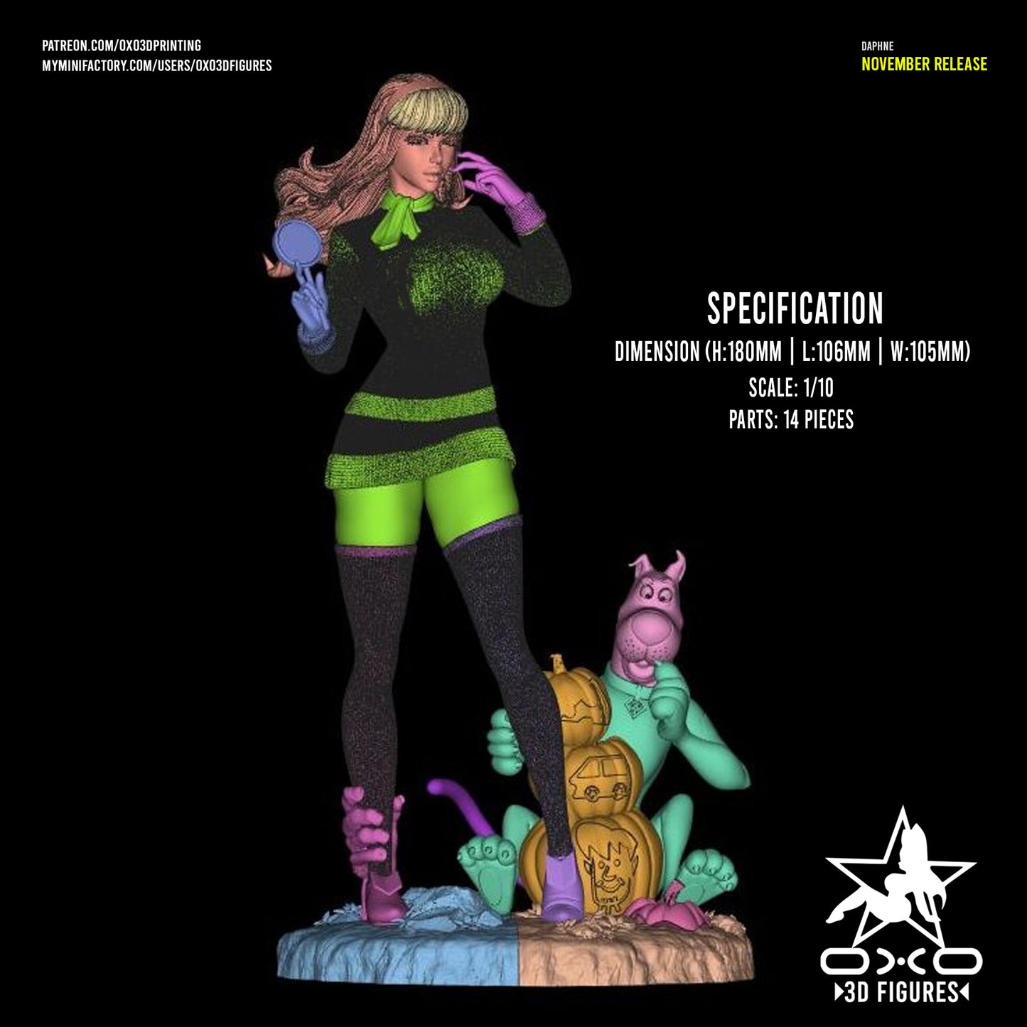 Daphne - Scooby Doo | Painted / Unpainted Options