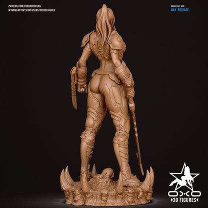 Female Doomslayer - Doom | Painted / Unpainted Options