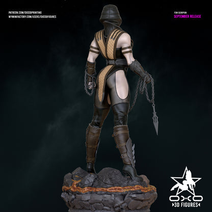 Scorpion - Mortal Kombat| Painted / Unpainted Options