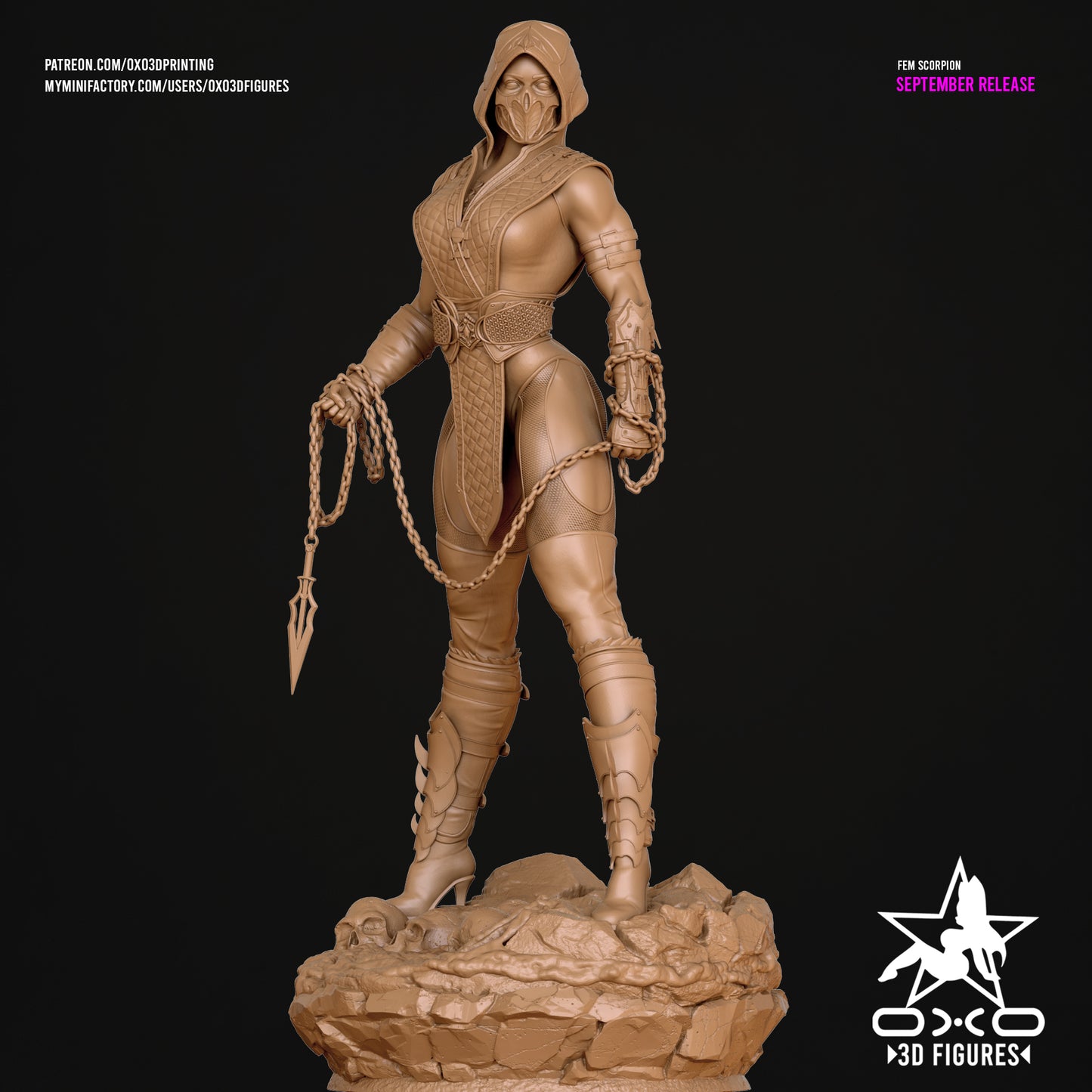 Scorpion - Mortal Kombat| Painted / Unpainted Options