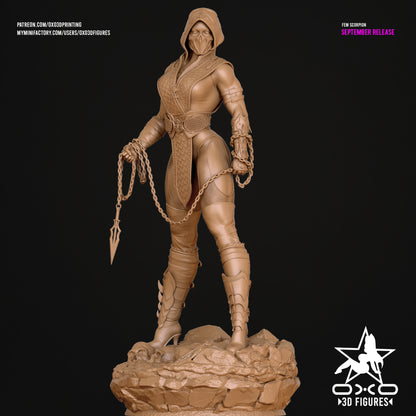 Scorpion - Mortal Kombat| Painted / Unpainted Options