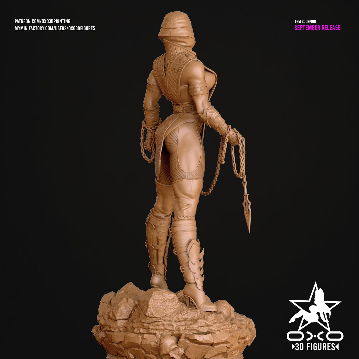 Scorpion - Mortal Kombat| Painted / Unpainted Options