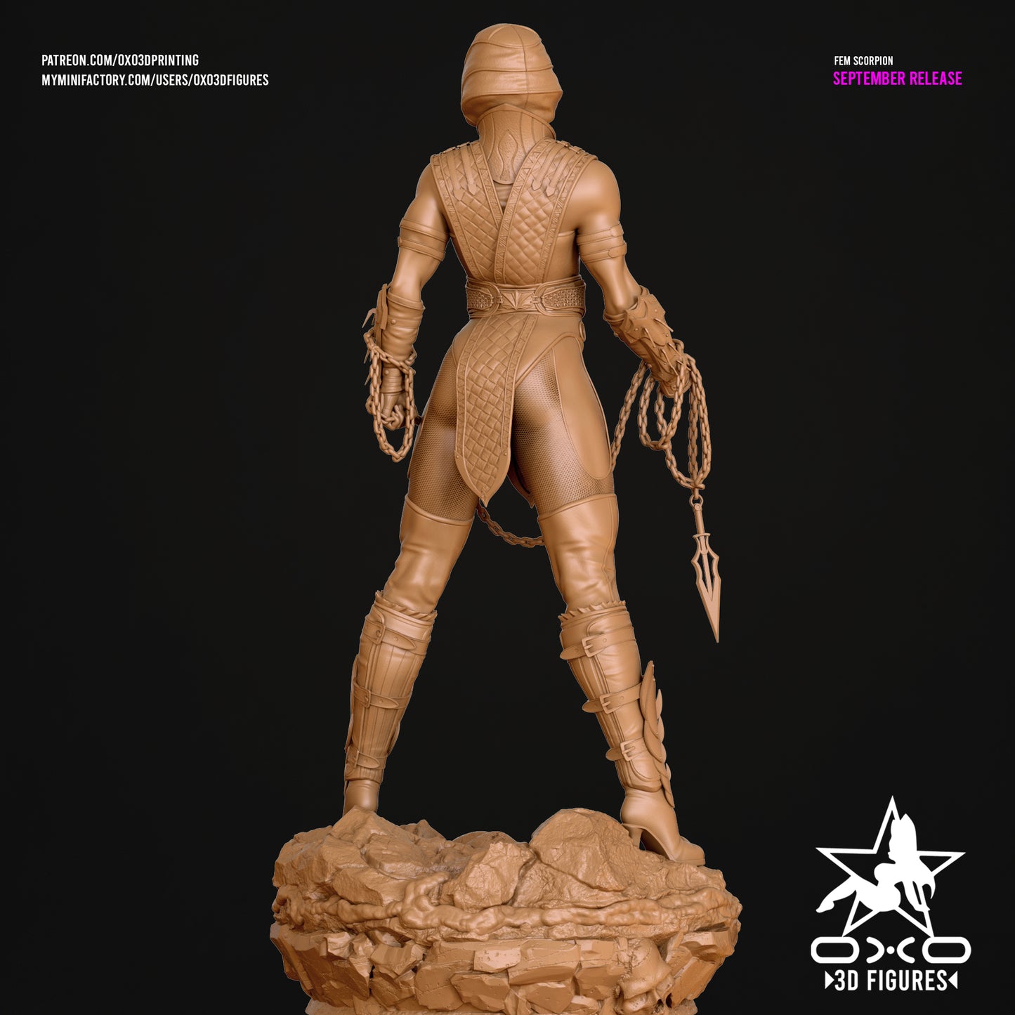 Scorpion - Mortal Kombat| Painted / Unpainted Options