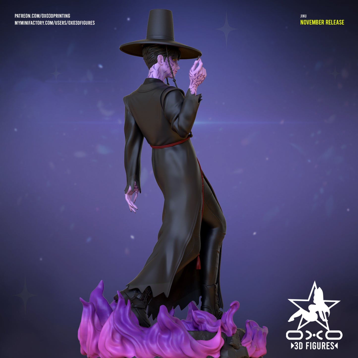 Jinu - KPop Demon Hunters | Painted / Unpainted Options