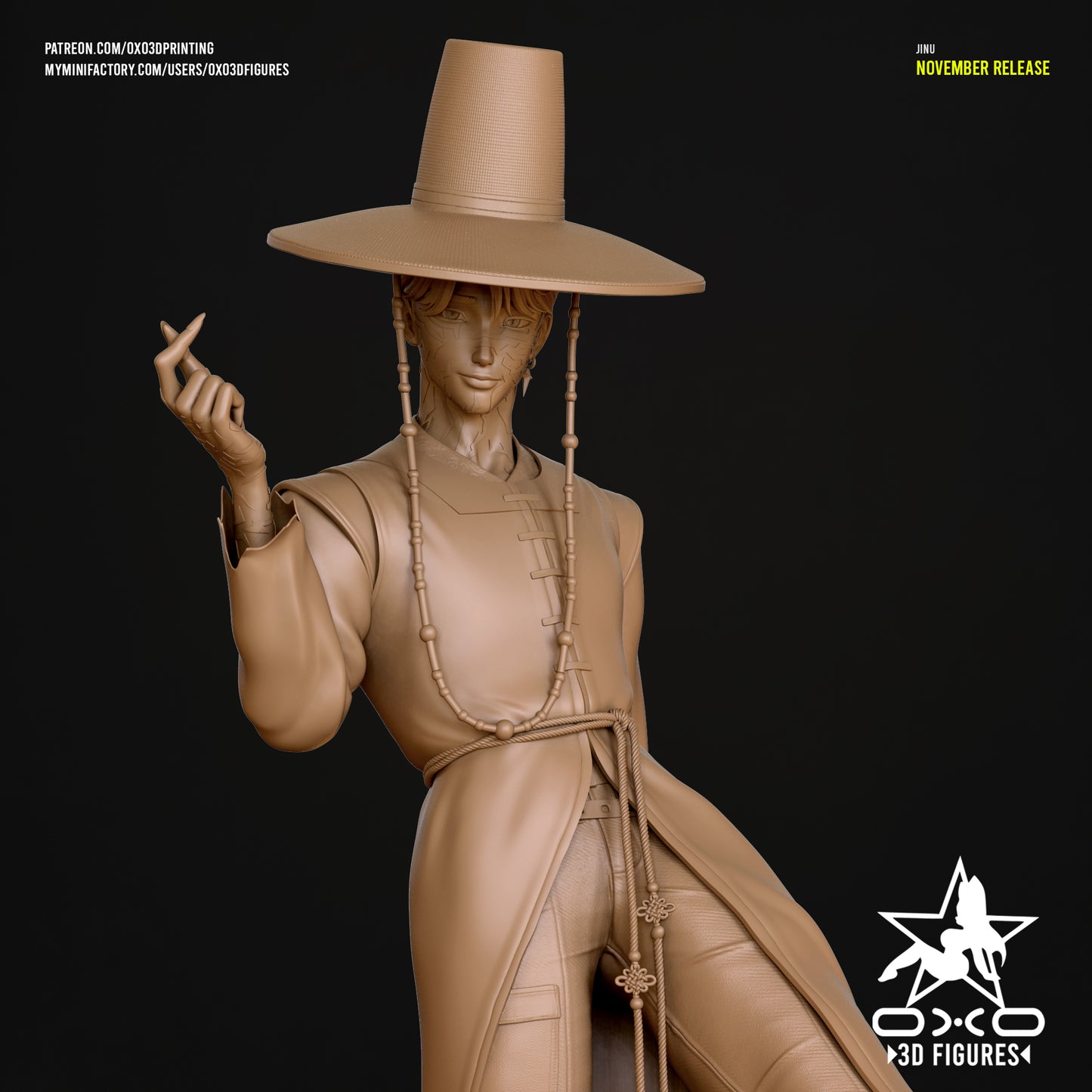 Jinu - KPop Demon Hunters | Painted / Unpainted Options
