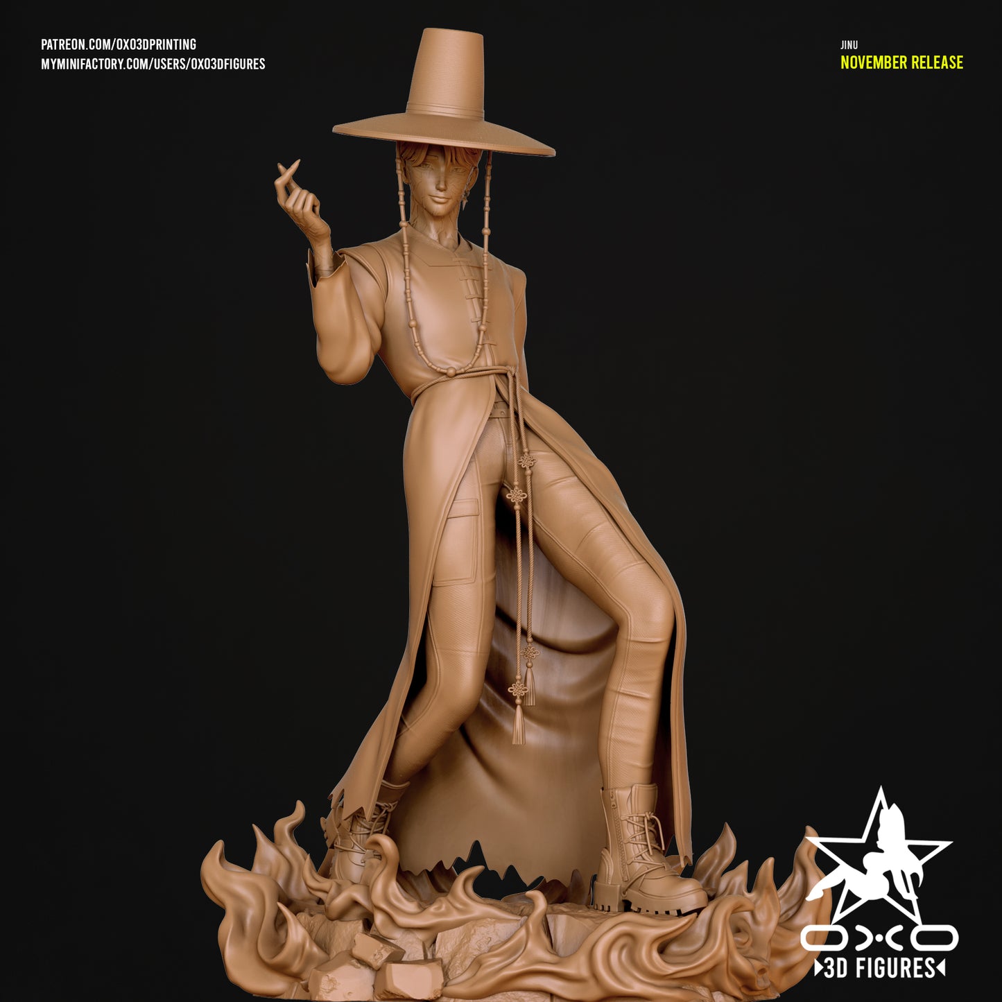 Jinu - KPop Demon Hunters | Painted / Unpainted Options