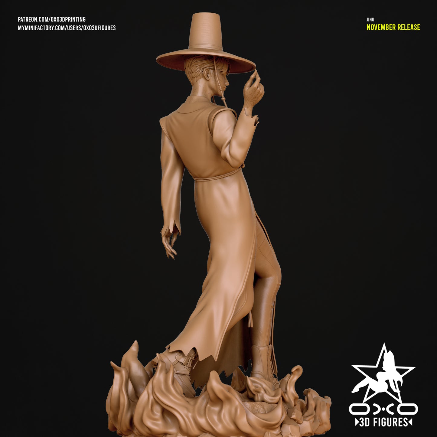Jinu - KPop Demon Hunters | Painted / Unpainted Options