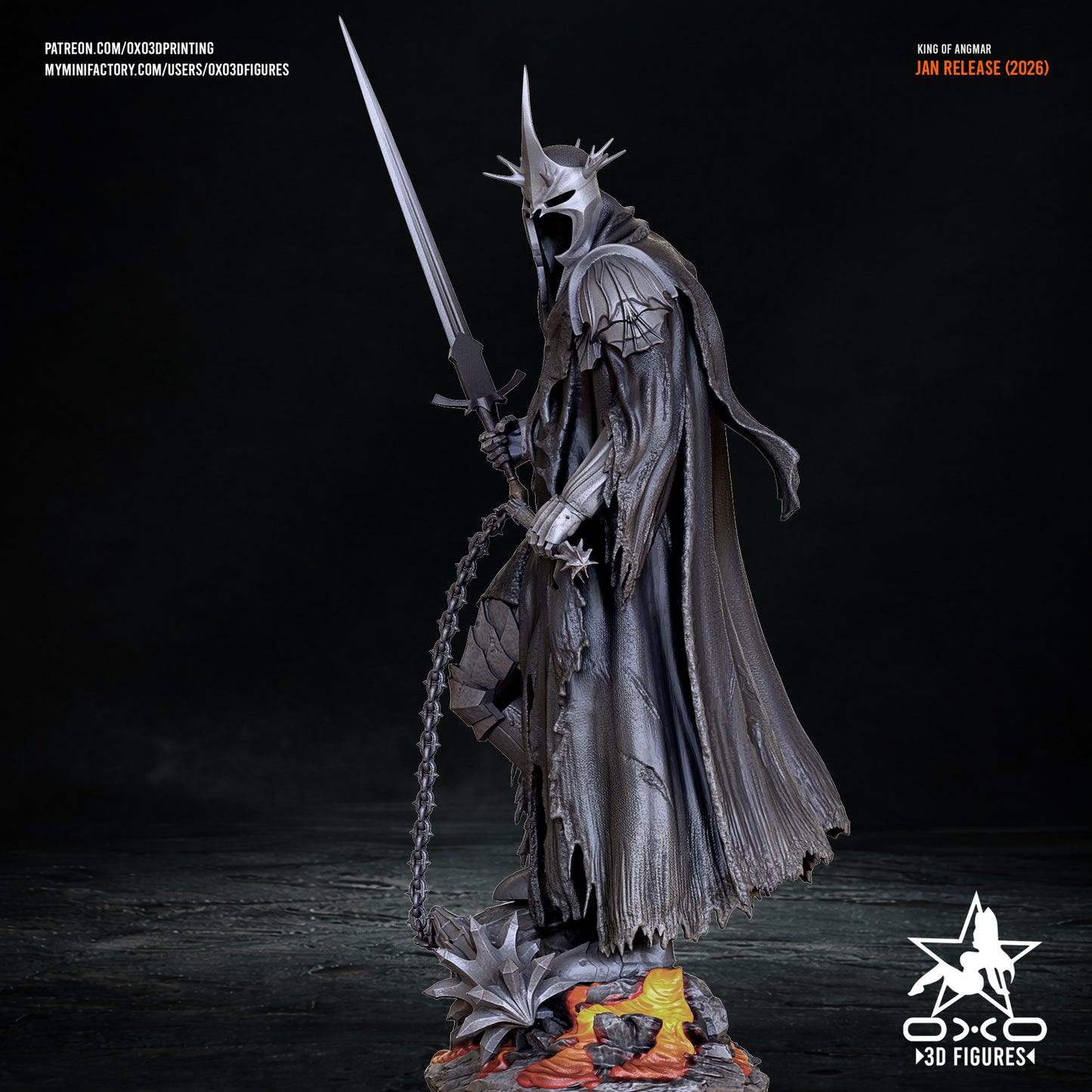 Witch King of Angmar - The Lord of the Rings | Painted / Unpainted Options