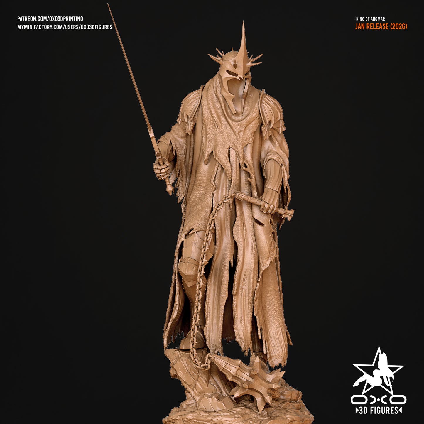 Witch King of Angmar - The Lord of the Rings | Painted / Unpainted Options
