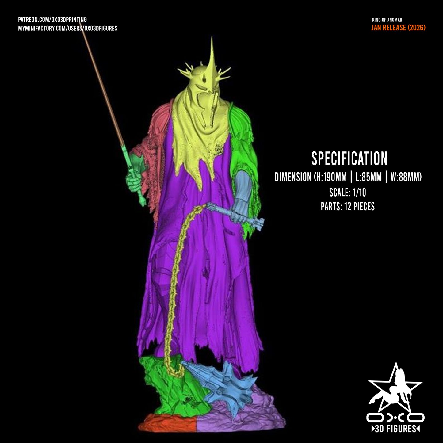 Witch King of Angmar - The Lord of the Rings | Painted / Unpainted Options