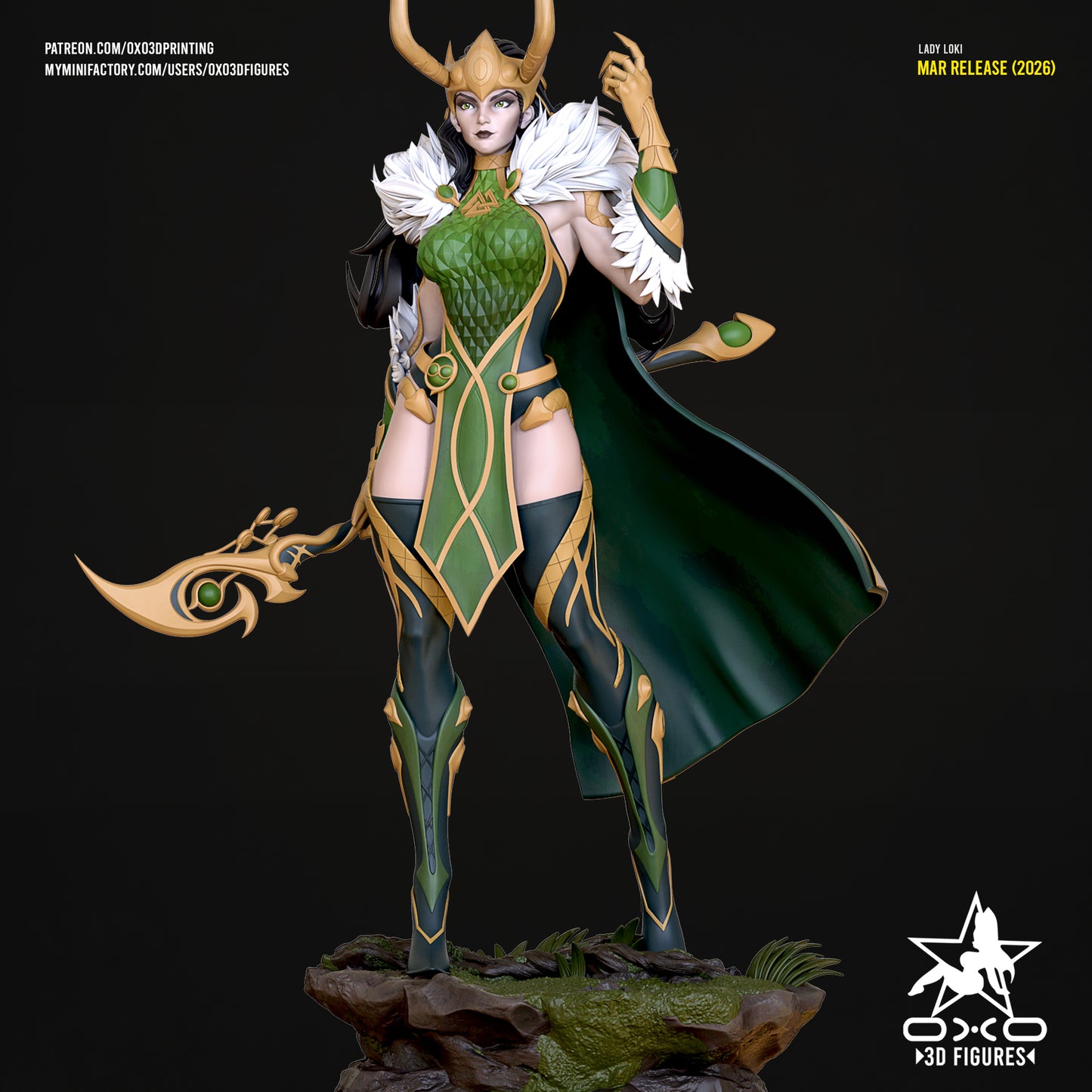 Lady Loki - Marvel | Painted / Unpainted Options