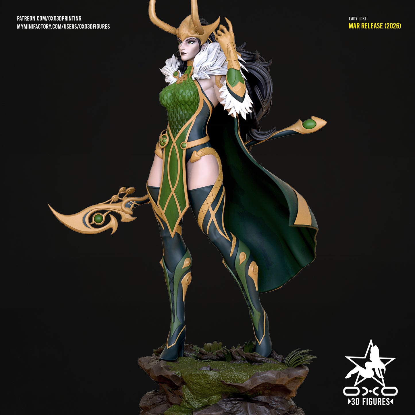 Lady Loki - Marvel | Painted / Unpainted Options
