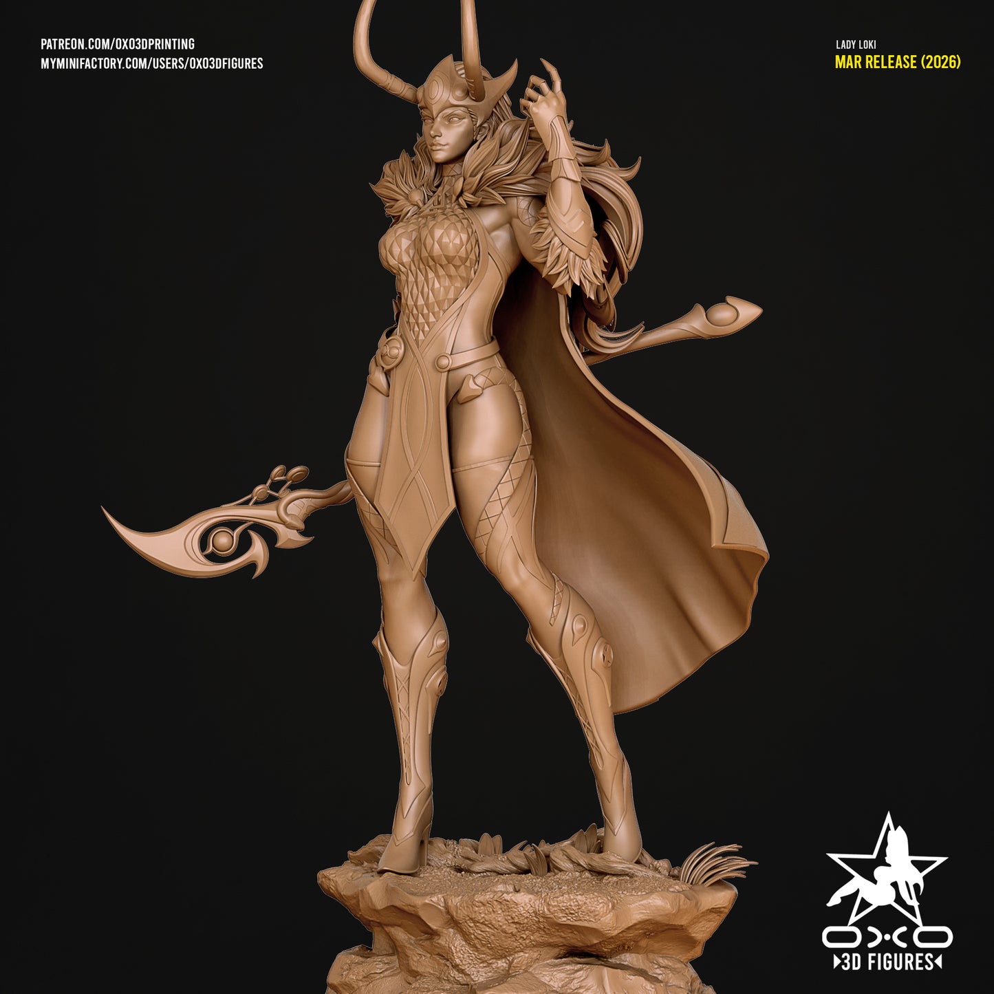 Lady Loki - Marvel | Painted / Unpainted Options