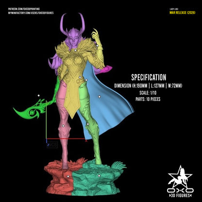 Lady Loki - Marvel | Painted / Unpainted Options