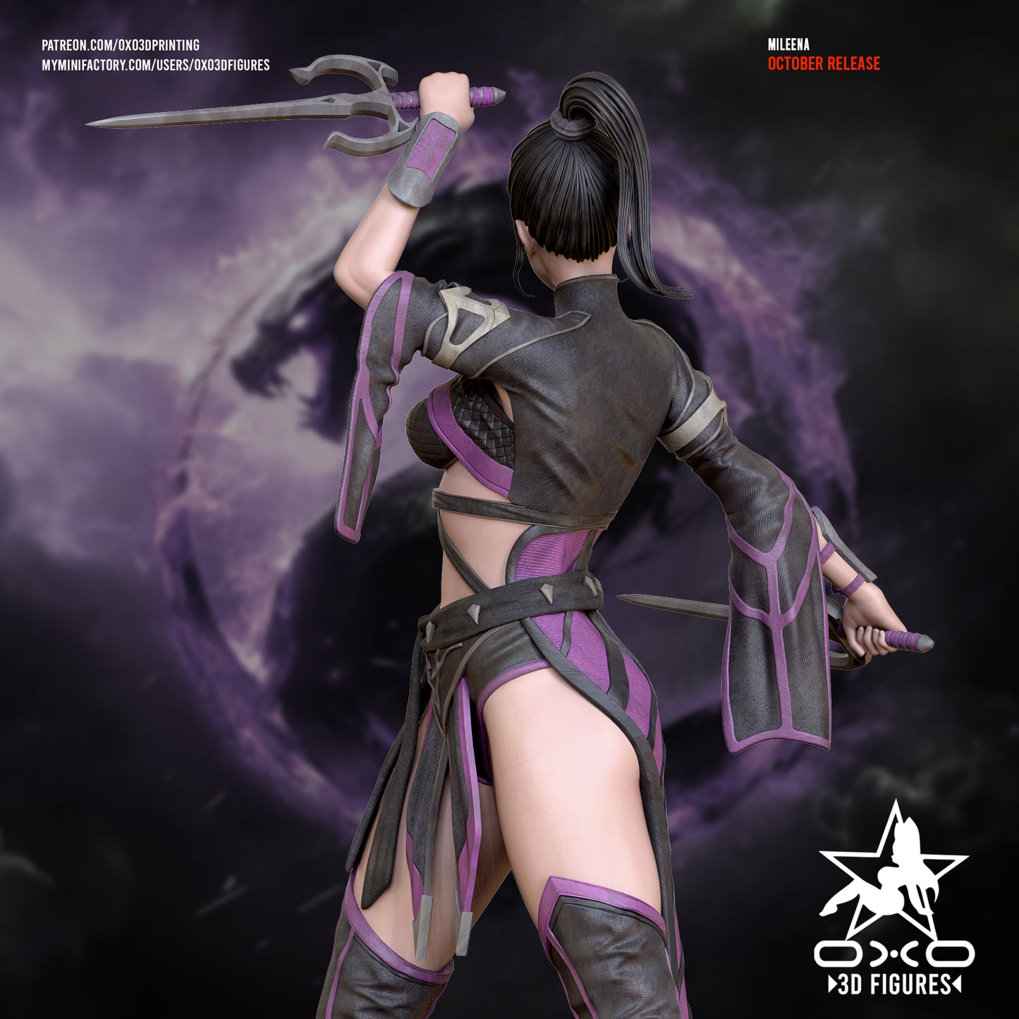 Mileena - Mortal Kombat | Painted / Unpainted Options