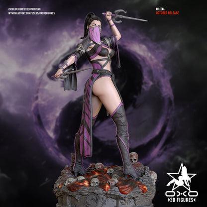 Mileena - Mortal Kombat | Painted / Unpainted Options