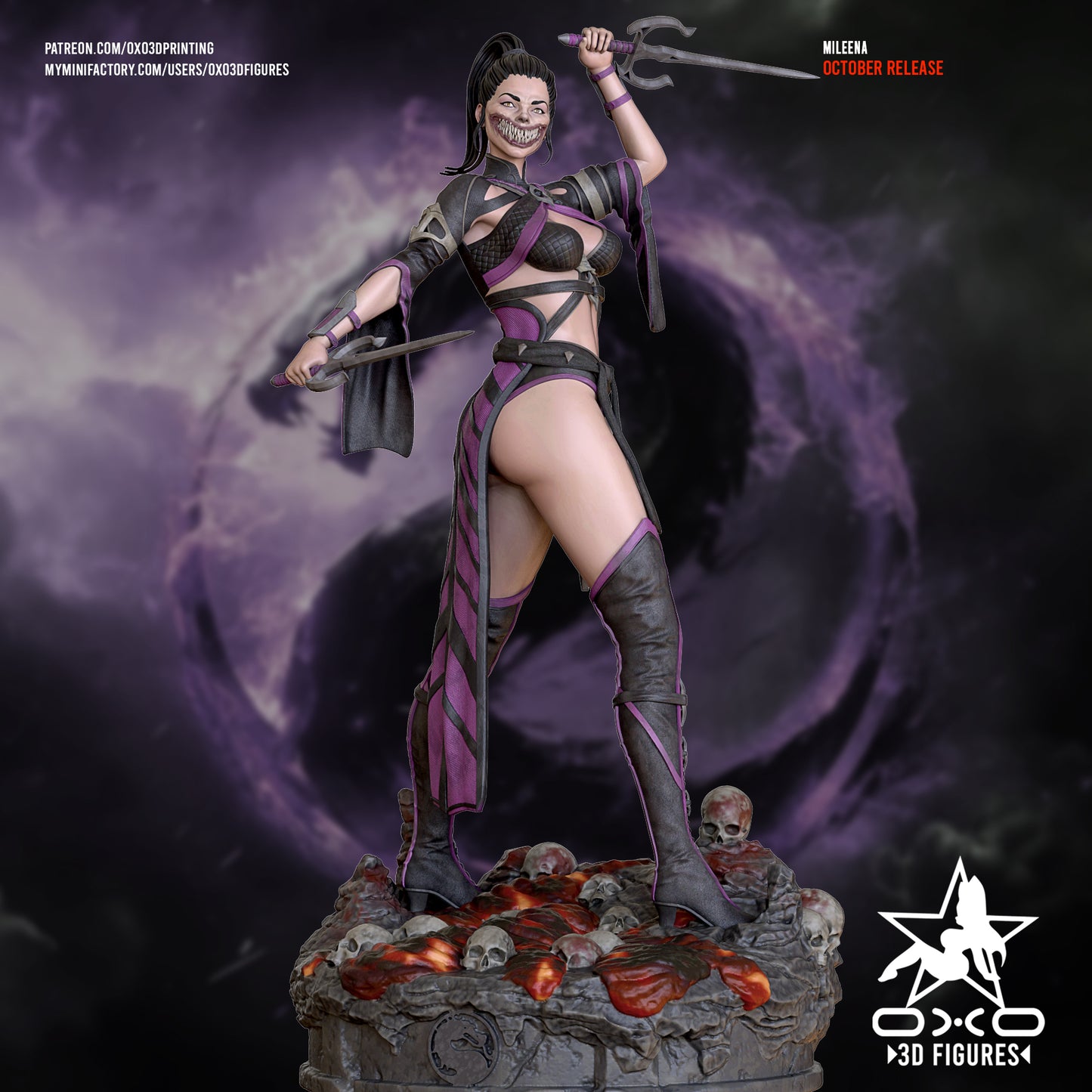 Mileena - Mortal Kombat | Painted / Unpainted Options