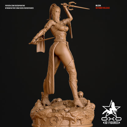Mileena - Mortal Kombat | Painted / Unpainted Options
