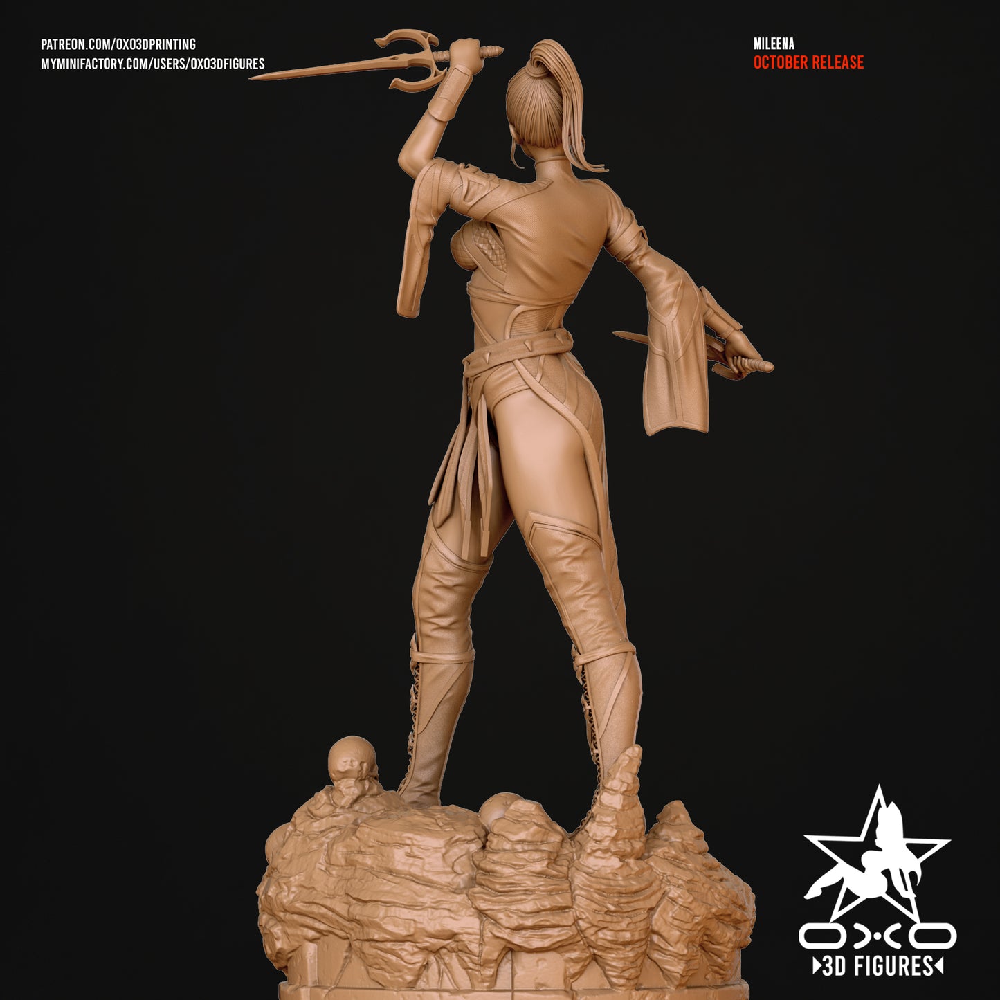 Mileena - Mortal Kombat | Painted / Unpainted Options