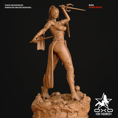 Mileena - Mortal Kombat | Painted / Unpainted Options