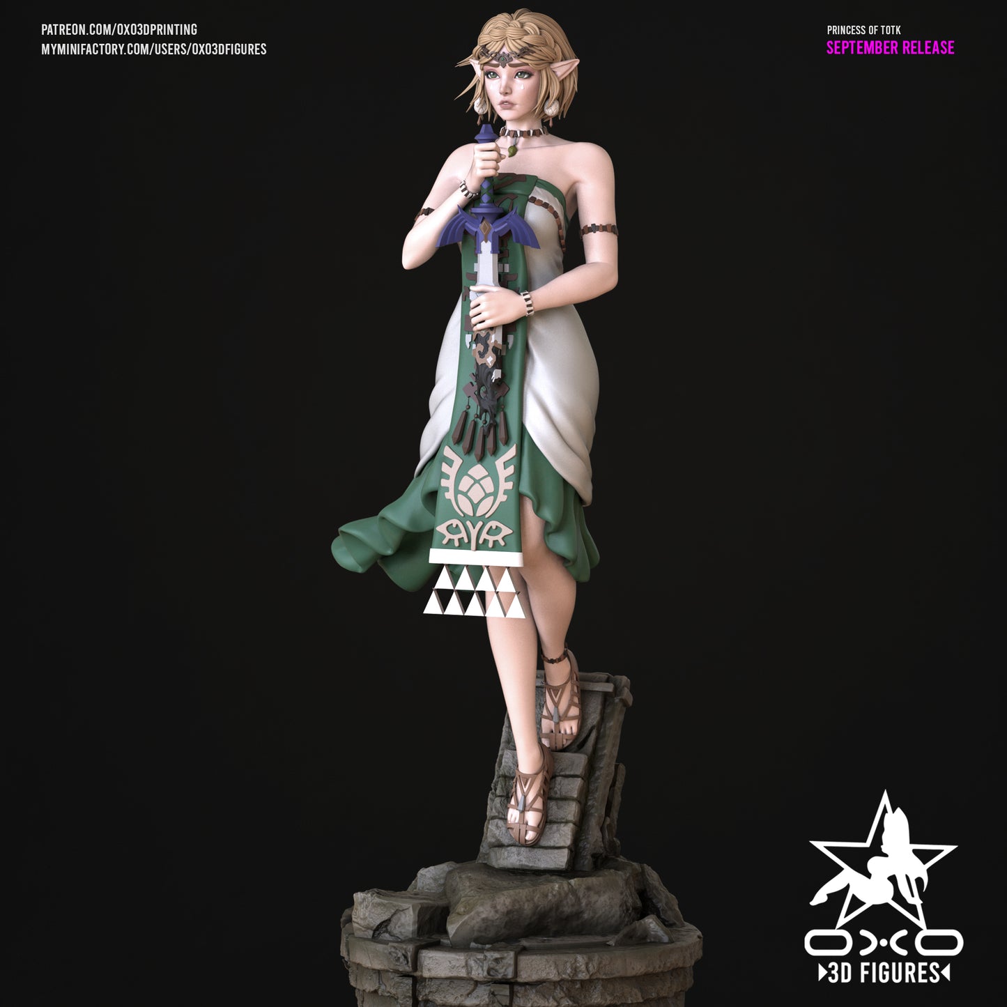 Princess Zelda - Tears of the Kingdom | Painted / Unpainted Options
