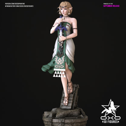Princess Zelda - Tears of the Kingdom | Painted / Unpainted Options