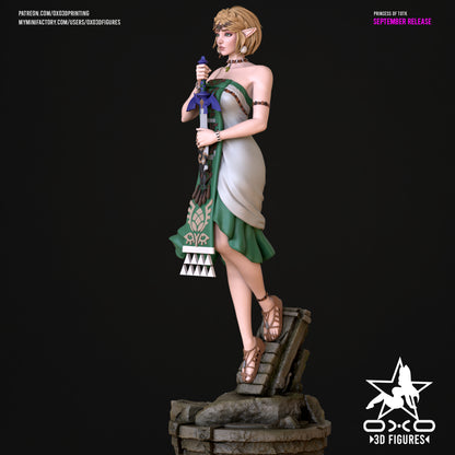 Princess Zelda - Tears of the Kingdom | Painted / Unpainted Options