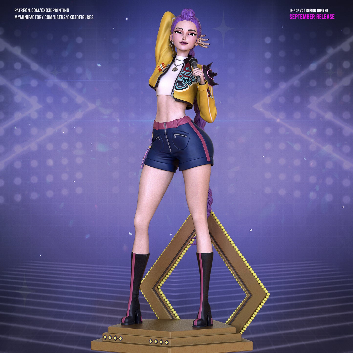 Rumi - KPop Demon Hunters | Painted / Unpainted Options