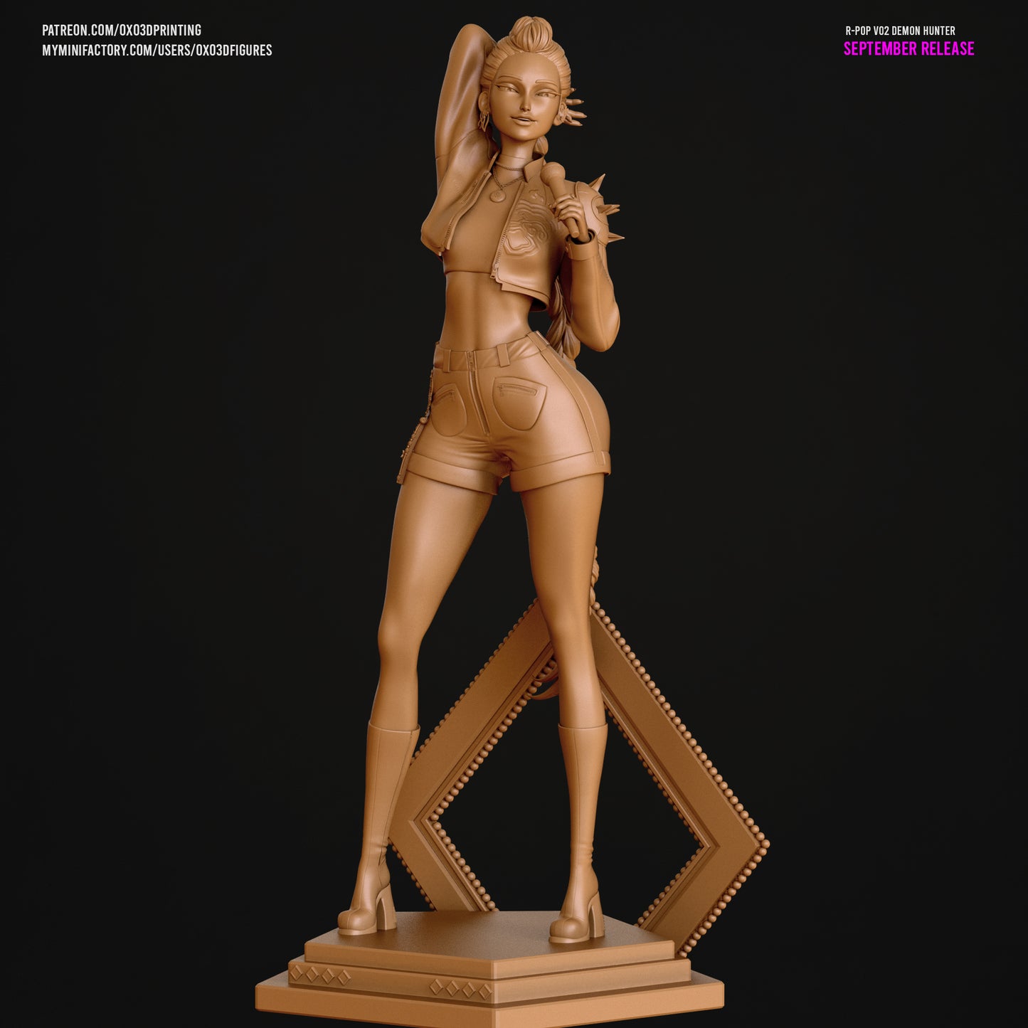 Rumi - KPop Demon Hunters | Painted / Unpainted Options