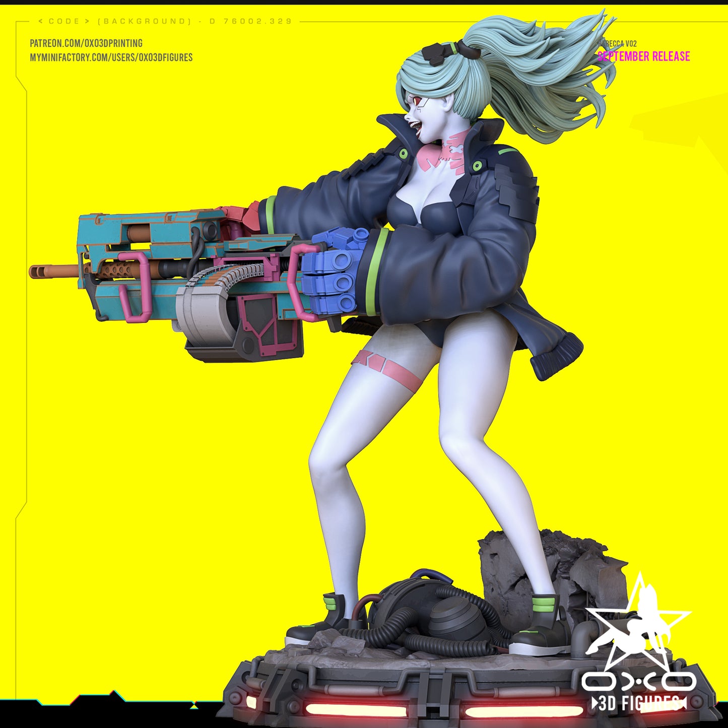 Rebecca - Cyberpunk | Painted / Unpainted Options