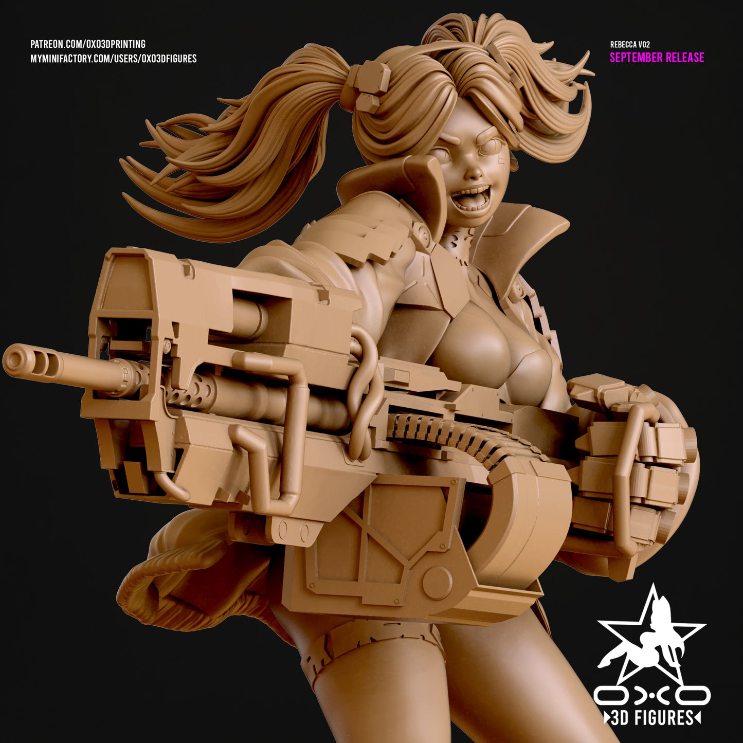 Rebecca - Cyberpunk | Painted / Unpainted Options
