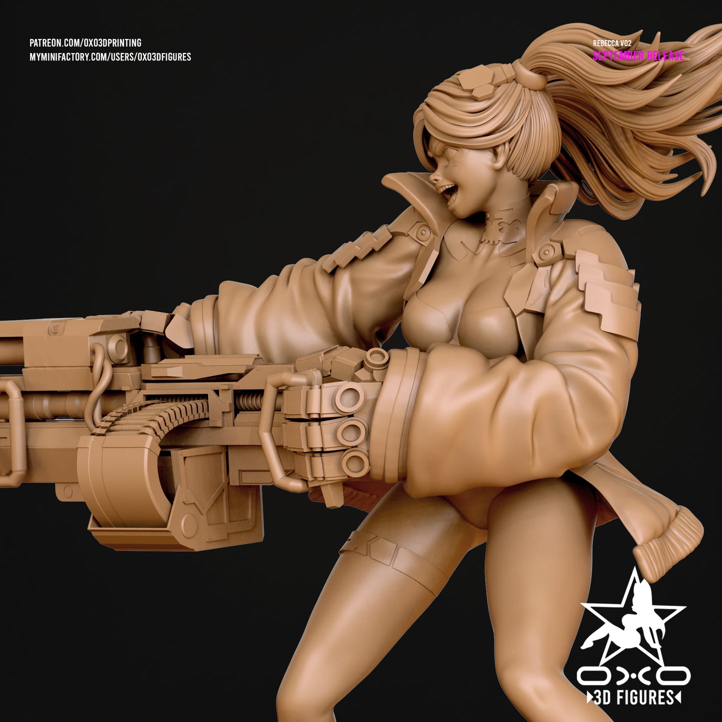 Rebecca - Cyberpunk | Painted / Unpainted Options