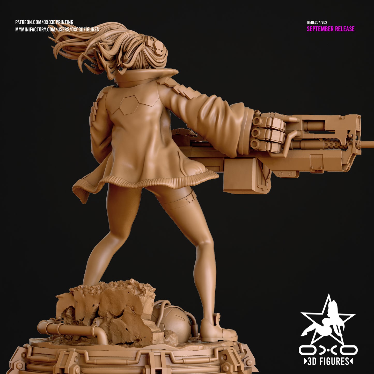 Rebecca - Cyberpunk | Painted / Unpainted Options