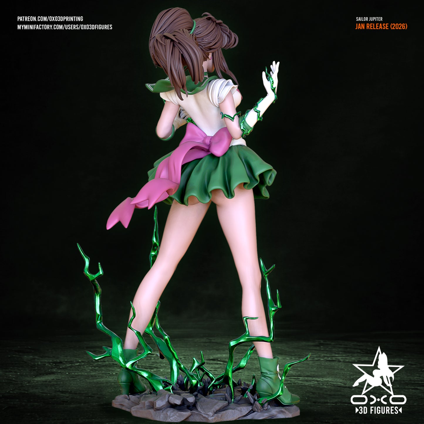 Sailor Jupiter - Sailor Moon | Painted / Unpainted Options