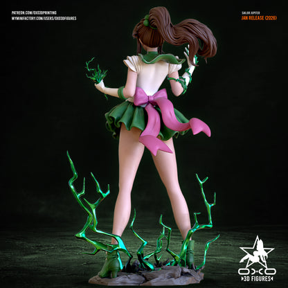 Sailor Jupiter - Sailor Moon | Painted / Unpainted Options